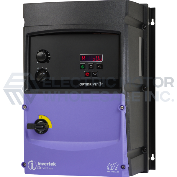 Image for 15HP INVERTEK E3 OptiDrive IP66 UV Resistant VFD w/SW 200-240VAC 3PH Input ODE-3-420460-3F4B